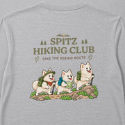 Spitz Hiking Club ハイキングを楽しむスピッツデザイン | 長袖Tシャツ | バックのみプリント