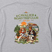 Cavalier Road Trip Club キャバリアのバンライフキャンプデザイン | 長袖Tシャツ | バックのみプリント