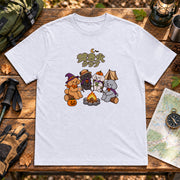 Halloween Poodle Campfire Club ハロウィン焚き火トイプードルデザイン | Tシャツ | フロントのみプリント
