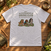 Cockapoo Hiking Club コッカプー ハイキングクラブ「Take the Scenic Route」 Tシャツ|バックプリント