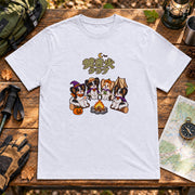 Halloween Papillon Camp Club ハロウィンキャンプを楽しむパピヨンデザイン | Tシャツ | フロントのみプリント