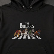 The Bulldogs Street Crossing 横断歩道を渡るブルドッグデザイン | パーカー | フロントのみプリント