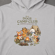 Dogs Camp Club 01 犬たちのキャンプデザイン | パーカー | フロントのみプリント