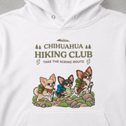 Chihuahua Hiking Club チワワハイキングクラブ パーカー フーディ|フロントプリント