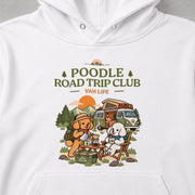 Poodle Road Trip Club プードルのバンライフキャンプデザイン | パーカー | フロントのみプリント