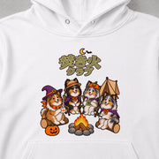 Halloween Sheltie Campfire Club ハロウィン焚き火クラブデザイン | パーカー | フロントのみプリント
