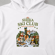 Shiba Inu Ski Club 柴犬スキークラブデザイン | パーカー | フロントのみプリント