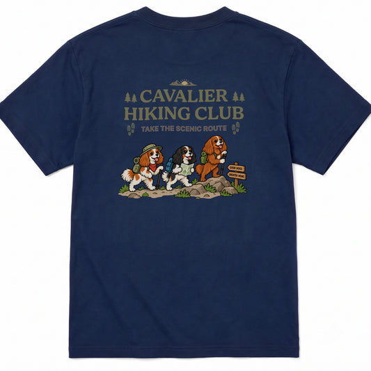 Cavalier hiking club バックプリント Tシャツ