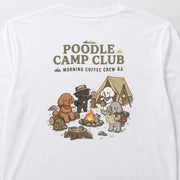 POODLE CAMP CLUB プードル ロングスリーブTシャツ|バックプリント