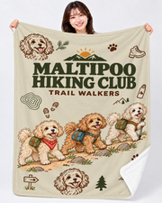 Maltipoo Hiking Club ハイキングを楽しむマルプー | ブランケット