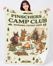 Pinscher Camping Coffee Club ピンシャーのキャンプデザイン | Blanket