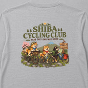 Shiba Cycling Club 柴犬サイクリングデザイン | 長袖Tシャツ | バックのみプリント
