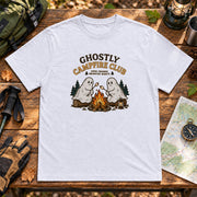 Ghostly Campfire Club おばけの焚き火クラブ Tシャツ｜フロントプリント
