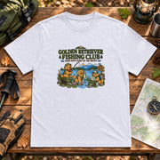 Golden Retriever Fishing Club ゴールデンレトリバー釣りデザイン | Tシャツ | フロントのみプリント