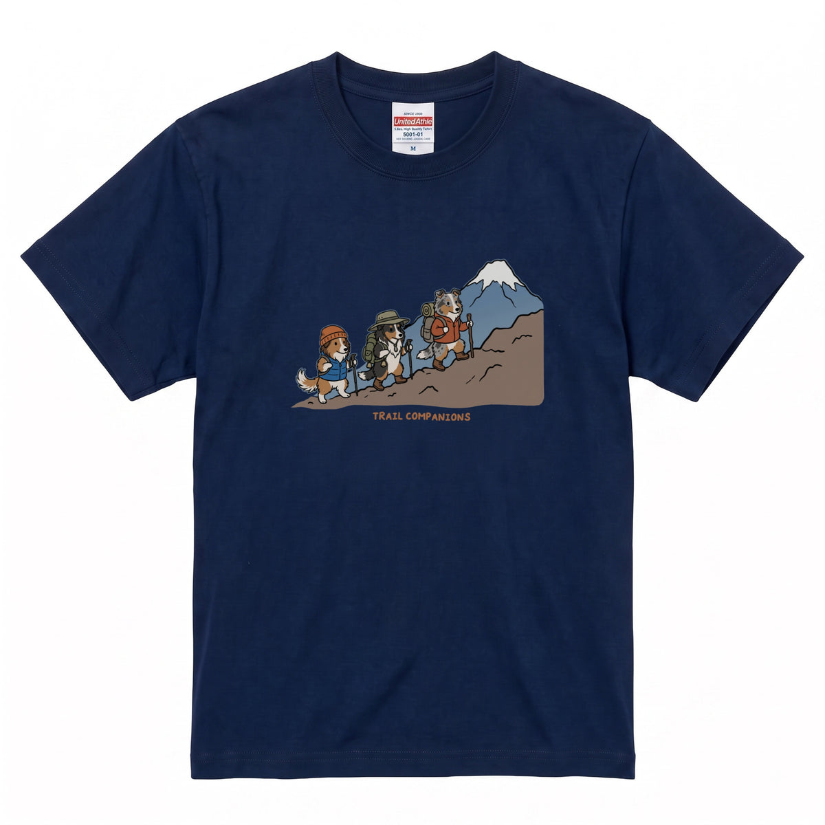 TRAIL COMPANIONS 登山犬Tシャツ