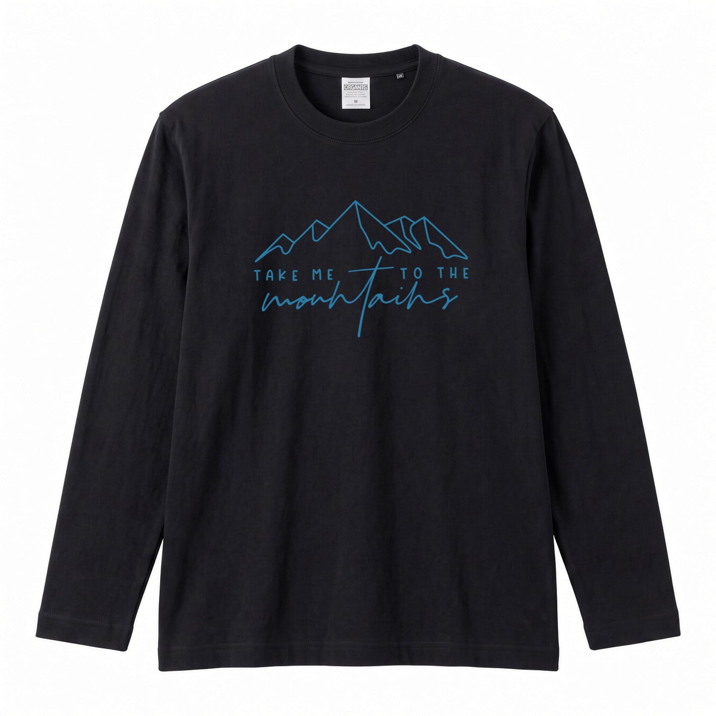 TAKE ME TO THE MOUNTAINS | 山 ロンT 長袖Tシャツ アウトドア 登山 トレッキング キャンプ【山好き・山ガール・ハイキング・シンプル・カジュアル・誕生日ギフトに最適】