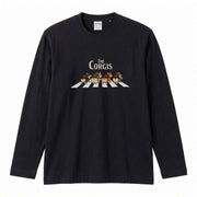 THE CORGIS コーギー横断歩道 長袖Tシャツ