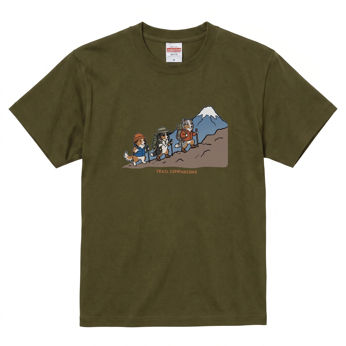 TRAIL COMPANIONS 登山犬Tシャツ