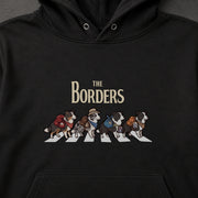 The Borders Street Crossing 横断歩道を渡るボーダーコリー | パーカー | フロントのみプリント