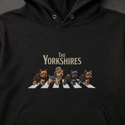 The Yorkshires Street Crossing 横断歩道を渡るヨークシャーテリアデザイン | パーカー | フロントのみプリント