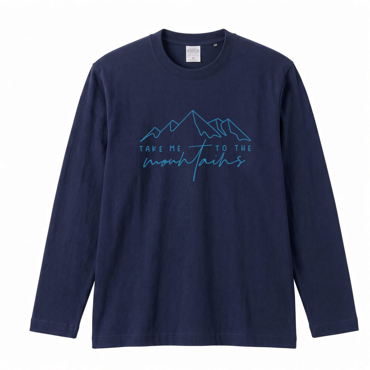 TAKE ME TO THE MOUNTAINS | 山 ロンT 長袖Tシャツ アウトドア 登山 トレッキング キャンプ【山好き・山ガール・ハイキング・シンプル・カジュアル・誕生日ギフトに最適】