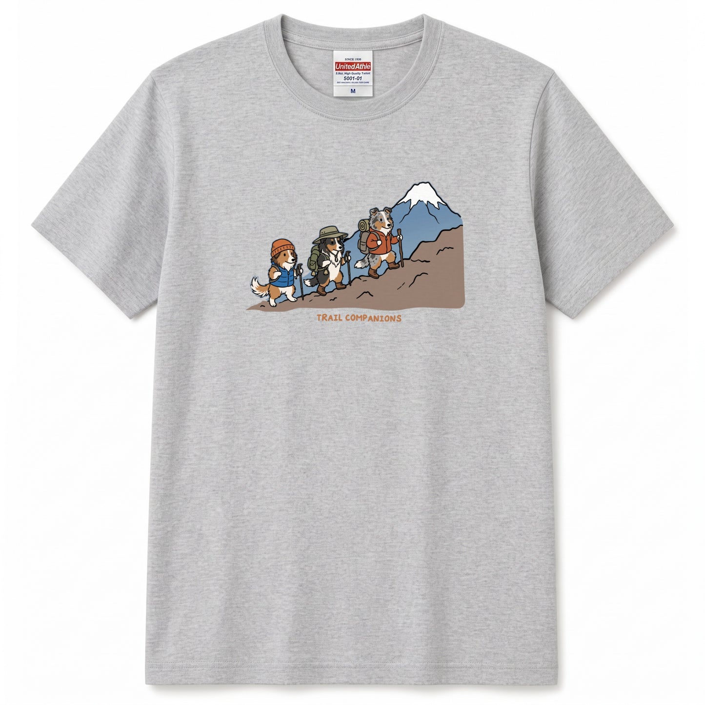 TRAIL COMPANIONS 登山犬Tシャツ