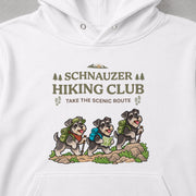 Schnauzer Hiking Club シュナウザー ハイキングクラブ パーカー フーディ｜フロントプリント