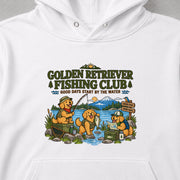 Golden Retriever Fishing Club ゴールデンレトリバー釣りデザイン | パーカー | フロントのみプリント
