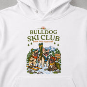 Bulldog Ski Club Adventure ブルドッグのスキークラブデザイン | パーカー | フロントのみプリント