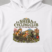 Shiba Cycling Club 柴犬サイクリングデザイン | パーカー | フロントのみプリント
