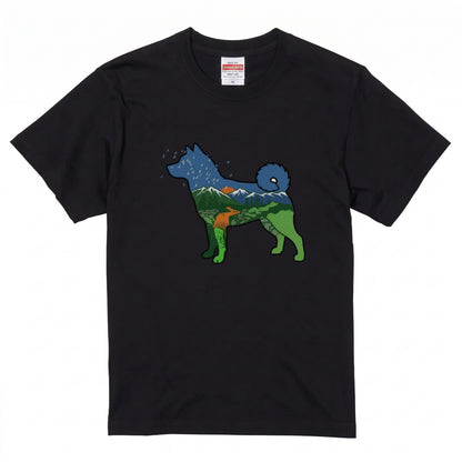 犬好き・キャンプ愛好者必見！柴犬デザインTシャツ | CAMPMODE