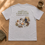 SHIH TZU CAMP CLUB シーズー キャンプTシャツ｜バックプリント