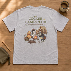 COCKER CAMP CLUB コッカースパニエル Tシャツ ｜バックプリント