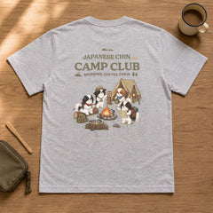 JAPANESE CHIN CAMP CLUB 狆 Tシャツ ｜バックプリント