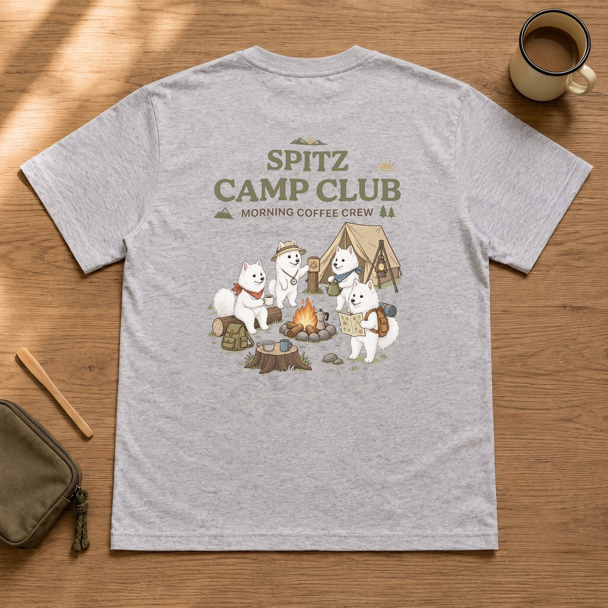 SPITZ CAMP CLUB 日本スピッツ Tシャツ ｜バックプリント
