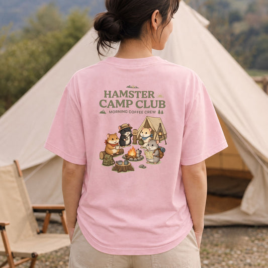 HAMSTER CAMP CLUB ハムスター Tシャツ ｜バックプリント