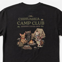 CHIHUAHUA CAMP CLUB チワワ Tシャツ ｜バックプリント