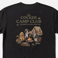COCKER CAMP CLUB コッカースパニエル Tシャツ ｜バックプリント