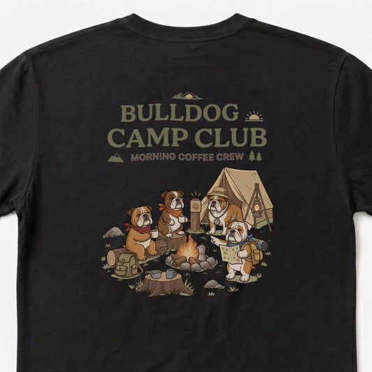 BULLDOG CAMP CLUB ブルドッグ Tシャツ ｜バックプリント