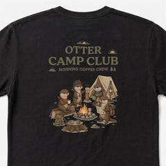 OTTER CAMP CLUB カワウソ Tシャツ ｜バックプリント