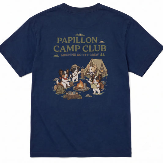 PAPILLON CAMP CLUB パピヨン Tシャツ ｜バックプリント