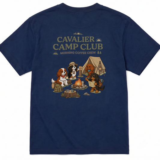 CAVALIER CAMP CLUB キャバリア Tシャツ ｜バックプリント