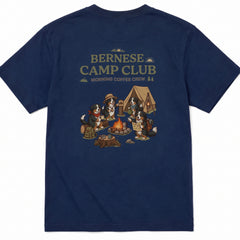 BERNESE CAMP CLUB バーニーズ・マウンテン・ドッグ Tシャツ ｜バックプリント