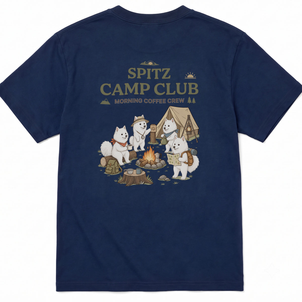 SPITZ CAMP CLUB 日本スピッツ Tシャツ ｜バックプリント