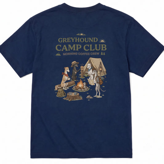 GREYHOUND CAMP CLUB グレイハウンド Tシャツ ｜バックプリント