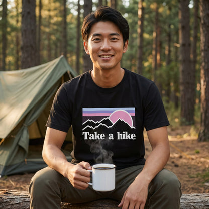Take A Hike ｜ 登山・ハイキング・アウトドア・レトロ・パロディに人気