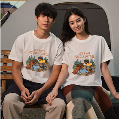 LOW RIDER PUDDLE PATROL ダックスフンドTシャツ