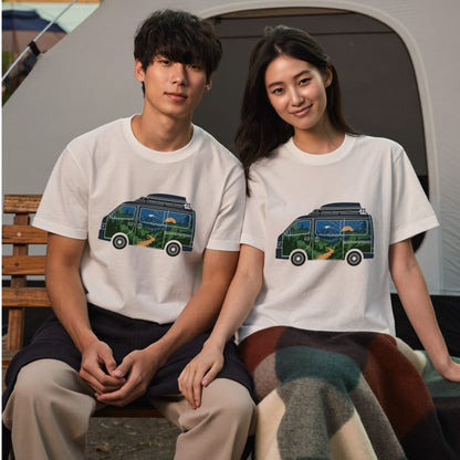 キャンピングカー風景 Tシャツ | CAMPMODE