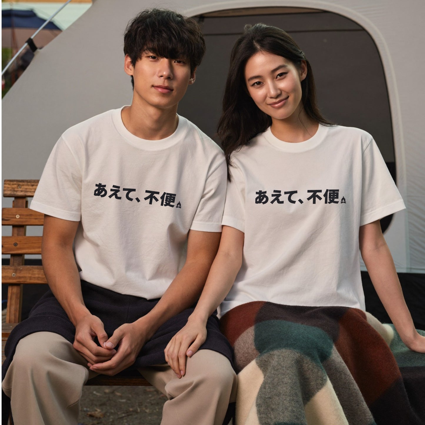 不便は娯楽である キャンプTシャツ｜CAMPMODE