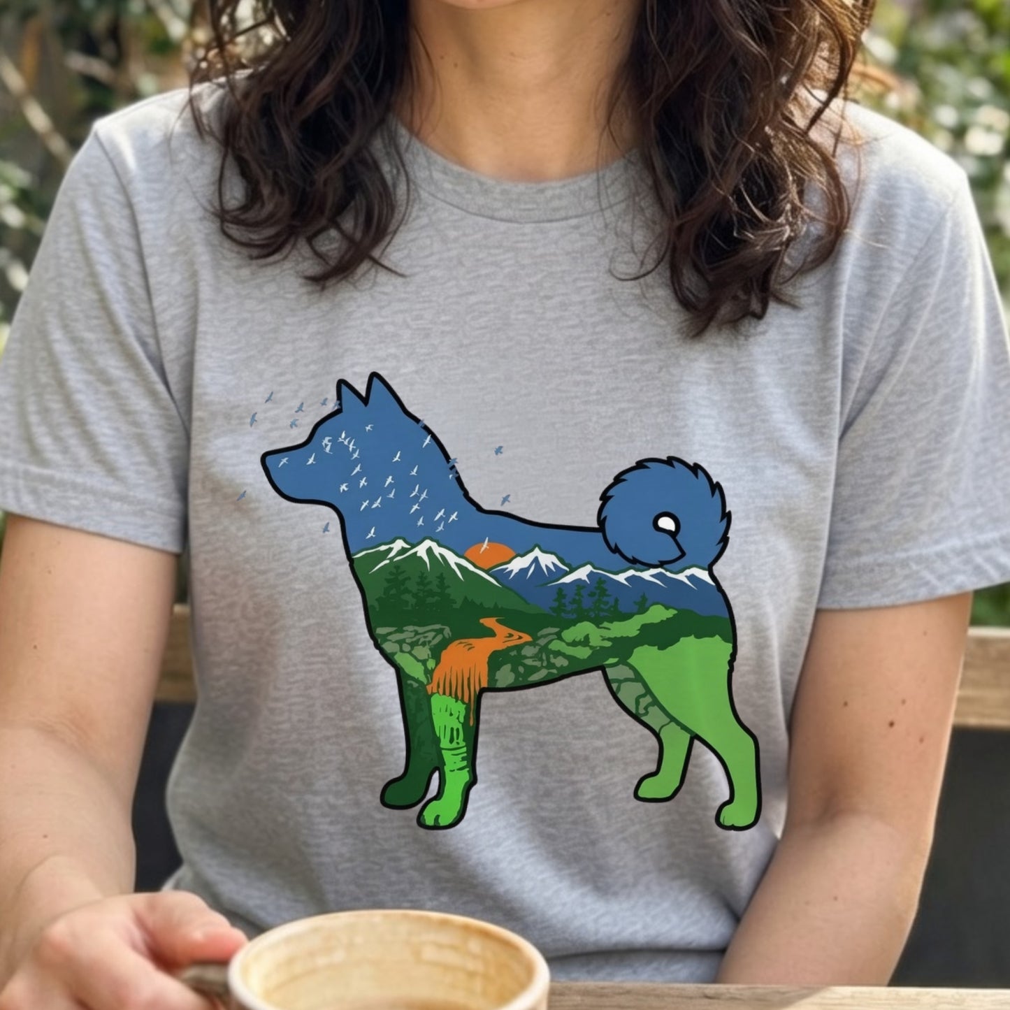 犬好き・キャンプ愛好者必見！柴犬デザインTシャツ | CAMPMODE